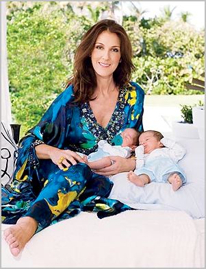 Celine Dion Had Her Twins Baptized Wearing Baby Dior