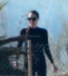 Angelina Jolie In a Wetsuit at a Marine Park in Malta