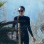 Angelina Jolie In a Wetsuit at a Marine Park in Malta