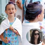 Courteney Cox's 7 Year Old Daughter Dyes Her Hair Purple Courteney Cox's 7 Year Old Daughter Dyes Her Hair Purple