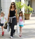 Denise Richards and her daughters Sam and Lola