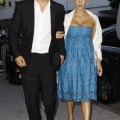 Jessica Alba and Cash Warren Entering Mr Chow