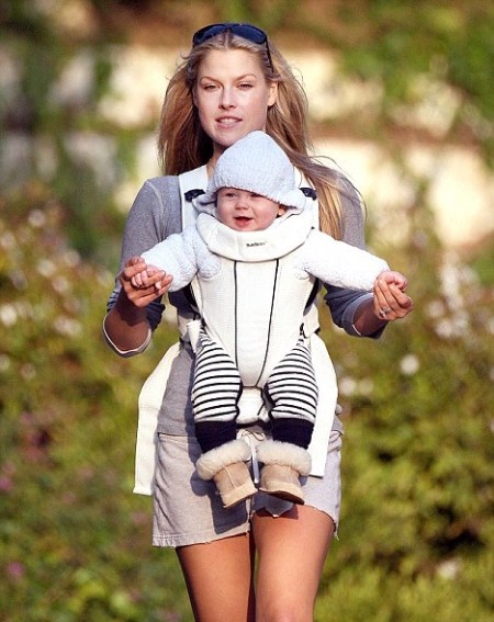 Ali Larter and Her Son Theo