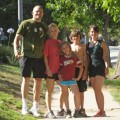 Chuck Lidell Goes on a Hike in the Hollywood Hills With Family