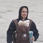 Carey Hart Carry Willow Pink's baby