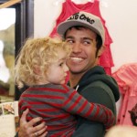 Pete Wentz with Bronx in Studio City Pete Wentz with Bronx in Studio City