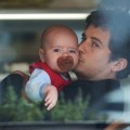 Orlando Bloom and His Son Flynn