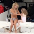 Geri Halliwell With Her Daughter in the South of France
