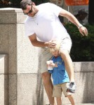 Naomi Watts and Liev Schreiber in Tribeca to pick up juice for their sons, Sasha and Samuel