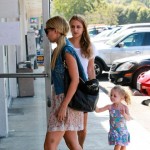 Nicole Richie and daughter Harlow at Ice Cream Plus in West Hollywood. 