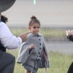 Jennifer Lopez's daughter, Emme arrinving in London
