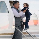 Jennifer Lopez's son Max arrives in London