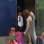 Angelina Jolie Takes Her Children to Indoor Playpark in Malta