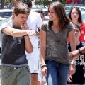 Prince, Paris and Blanket Head to a Movie Theatre