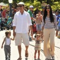 Matthew McConaughey and Camila Alves With Their Children Vida and Levi