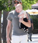 Neil Patrick Harris and his partner David Burtka out for Father's Day dinner with their twins Gideon Scott and Harper Grace