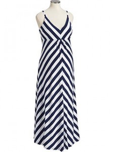 Old Navy Maternity Striped Jersey-Knit Maxi Dresses