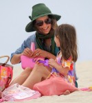 Katie Holmes and Suri Cruise in Miami on the Beach
