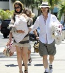 Tom Cruise, Katie Holmes and Suri Cruise in Miami