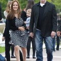 John Travolta, Kelly Preston and Family in Paris