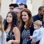 John Travolta, Kelly Preston and Family in Paris