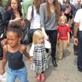 Angelina Jolie and Children at the london Aquarium