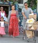 Jessica Alba and Cash Warren With Daughter Honor