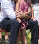 Jennifer Garner and Ben Affleck Take Their Daughters Violet and Seraphina to a July 4th Parade