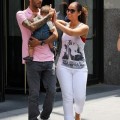 Alicia Keys and Swizz Beatz take baby Egypt Out in NYC