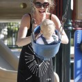 Rebecca Gayheart enjoys a day at the park with her daughter Billie Beatrice