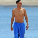 Will Smith with son Jayden and daughter Willow in Hawaii