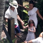 Tom Cruise and Suri Poolside in Miami