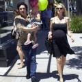 Paul Stanley And Fam Walking In Beverly Hills