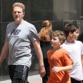 Actor Michael Rapaport Heads To Nike Town With Kids
