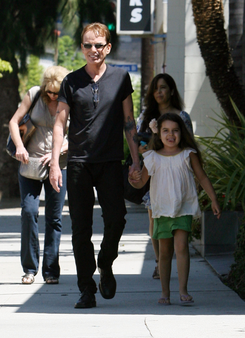 Billy Bob Thornton Goes To The Studio With Daughter Bella
