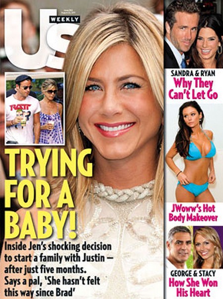 Jennifer Aniston & Justin Theroux Trying For A Baby
