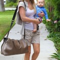 Ali Larter and Son Theodore (Teddy) Running Errands in LA