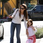 Katie Holmes and her daughter Suri in Los Angeles