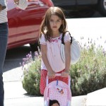 Katie Holmes and her daughter Suri in Los Angeles