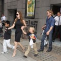 Brad Pitt and Angelina Jolie take their kids to see Wicked In Victotria theatre in London