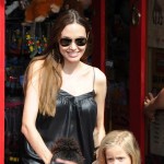 Angelina Jolie going to the toy shop with her kids in Richmond, London, England on August 15th, 2011. Angelina Jolie going to the toy shop with her kids in Richmond, London, England on August 15th, 2011.