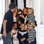 Angelina Jolie takes her children for a playdate with Gwen Stefani's boys after visiting Gwen's home in London Angelina Jolie takes her children for a playdate with Gwen Stefani's boys after visiting Gwen's home in London