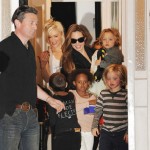 Angelina Jolie takes her children for a playdate with Gwen Stefani's boys after visiting Gwen's home in London Angelina Jolie takes her children for a playdate with Gwen Stefani's boys after visiting Gwen's home in London