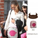 Katie Holmes Carries Suri Cruise's Beatrix Backpack Katie Holmes Carries Suri Cruise's Beatrix Backpack