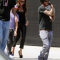 Victoria Beckham Back in Heels With Harper Seven