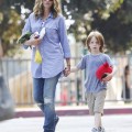 Julia Roberts spends a fun filled afternoon with daughter Hazel and son Henry Moder in Los Angeles, CA