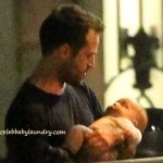 Natalie Portman and her fiancé Benjamin Millepied Take Alef Out For the First Time