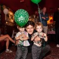 Charlie Sheen Spends His Birthday With His Twin Sons and Brooke Mueller