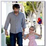 Ben Affleck's Daughter Violet Sticks Her Tongue Out At The Paparazzi