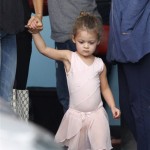 R4 Nicole Richie was seen taking her daughter Harlow Madden to ballet lessons in Los Angeles, California on October 19, 2011. Nicole Richie was seen taking her daughter Harlow Madden to ballet lessons in Los Angeles, California on October 19, 2011.